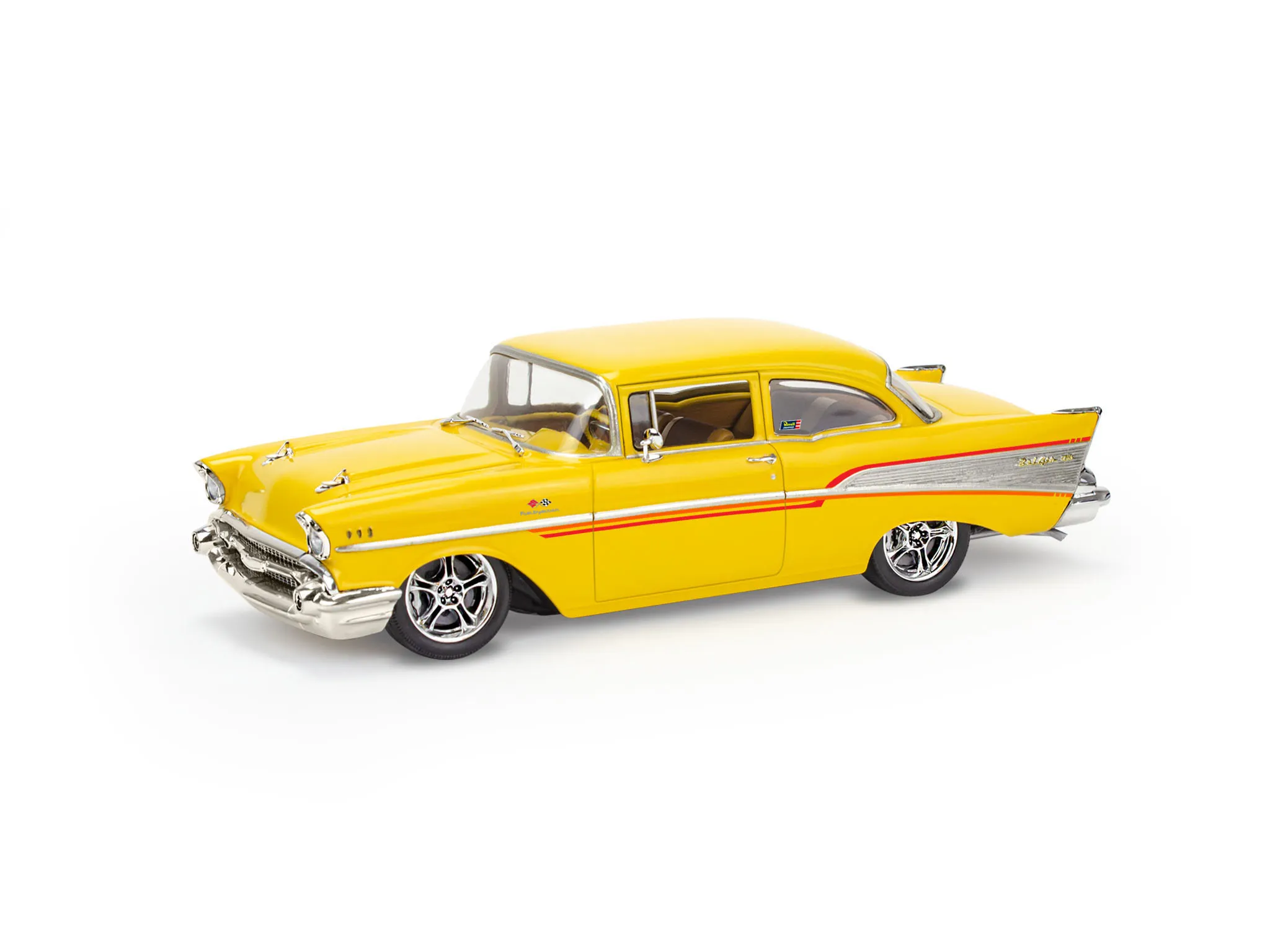 ’57 Chevy Bel Air Two Door Sedan 1:25 / 1:24 Modellbausatz Revell 14551 – Bild 2
