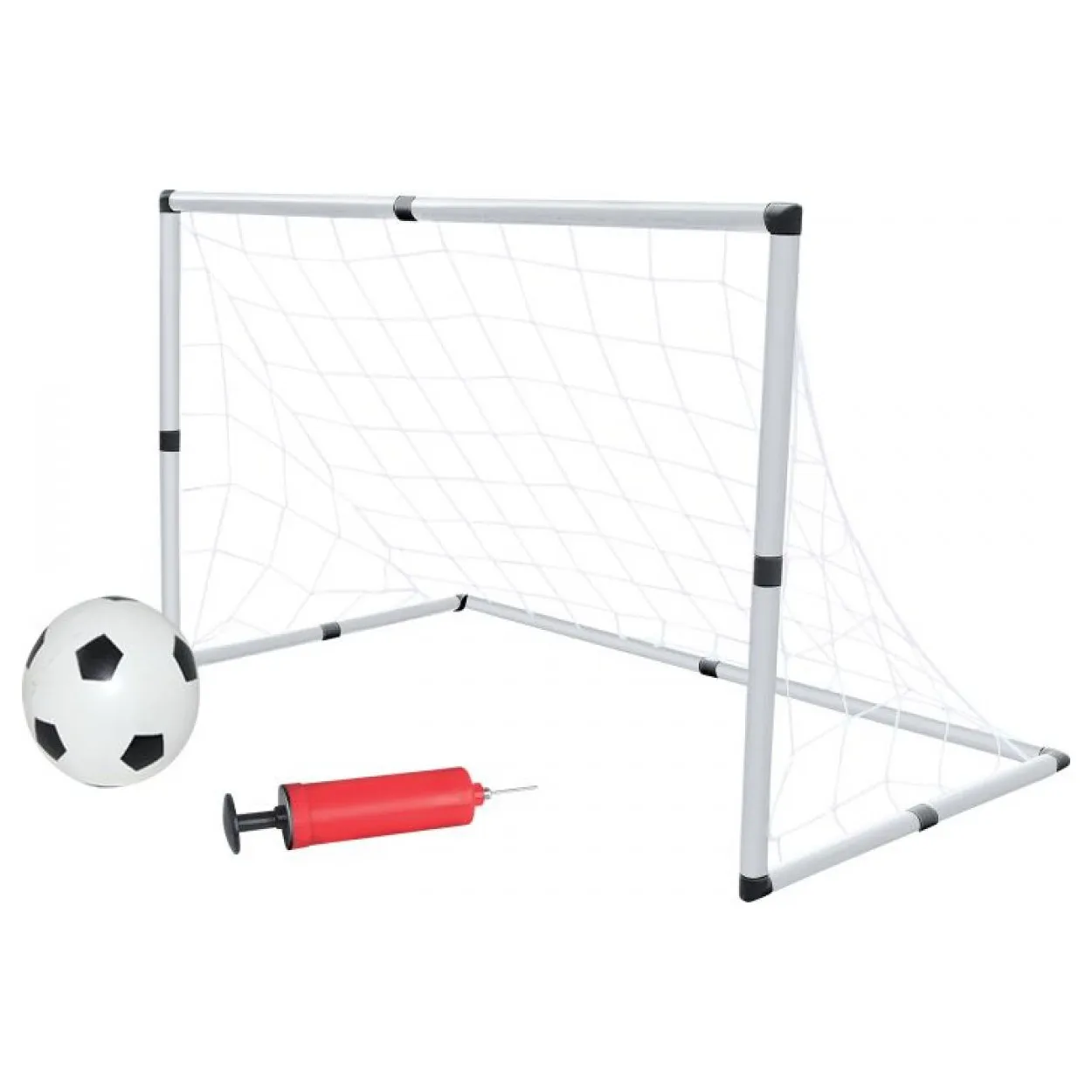 Fußballtor-Set inklusive Ball und Pumpe 1 oder 2 Tore