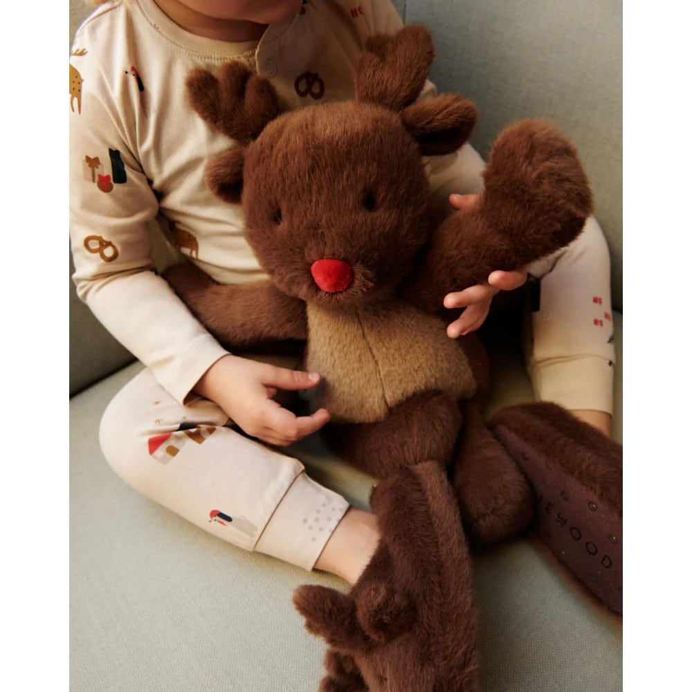 Kuscheltier Rentier *Berto*, Pecan – Bild 3
