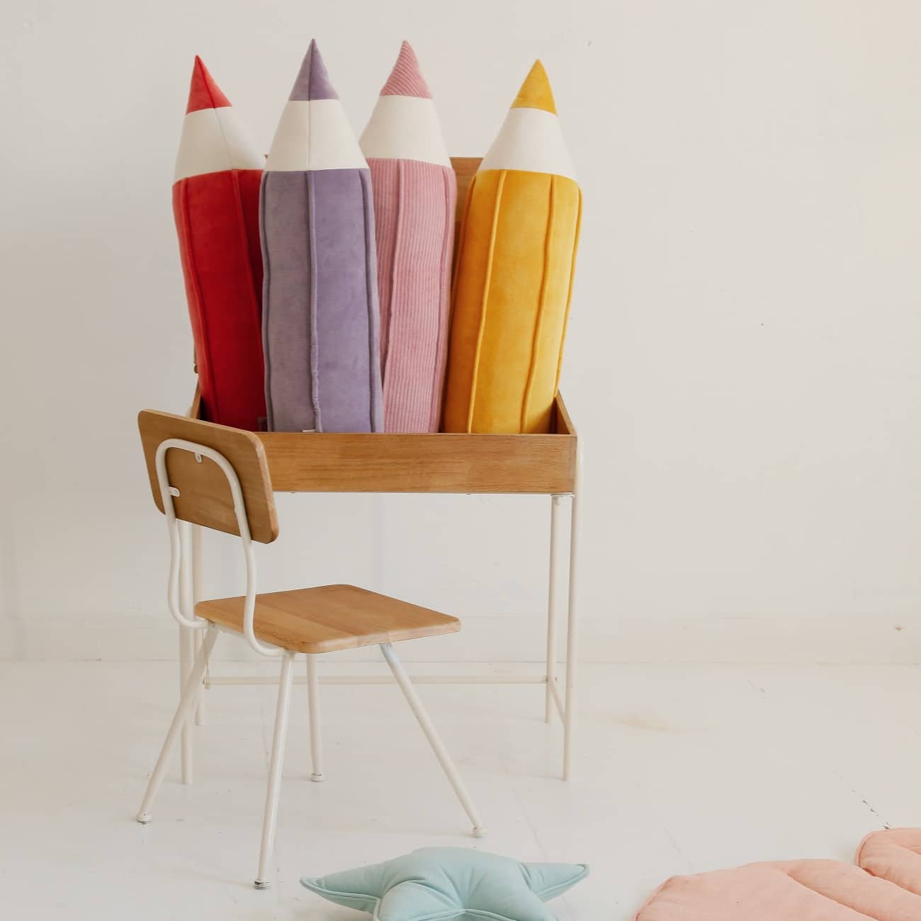 Buntstiftkissen aus Samt *Purple* – Bild 7