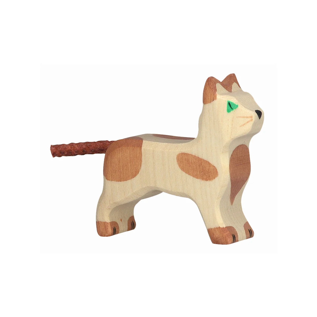 Holztiger Katze stehend, klein