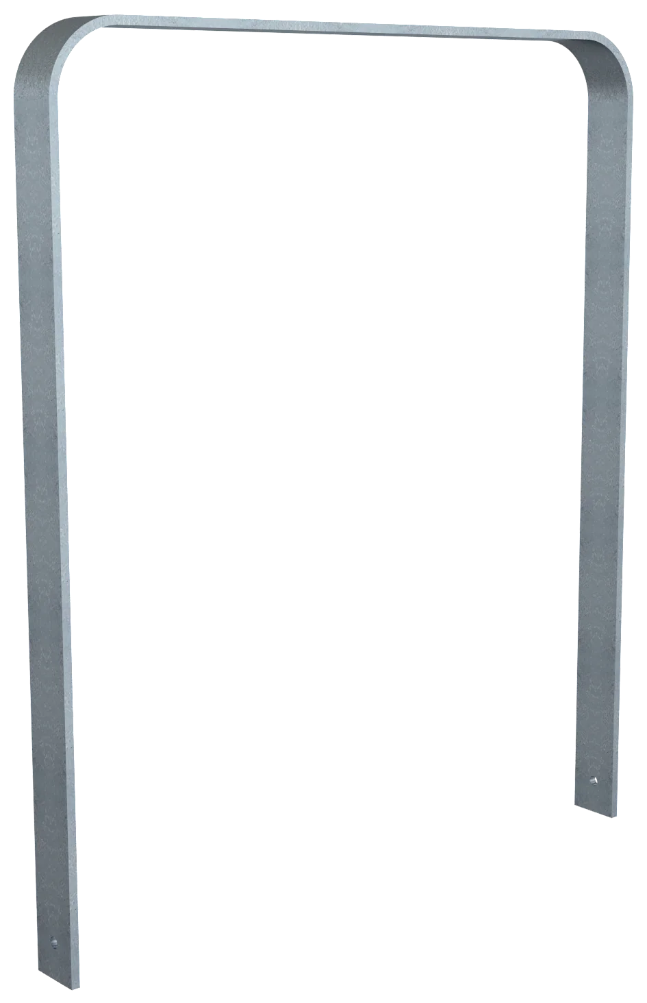 Flachstahlbügel 80 x 12 mm, 1000 x 800 mm, zum Aufdübeln, feuerverzinkt