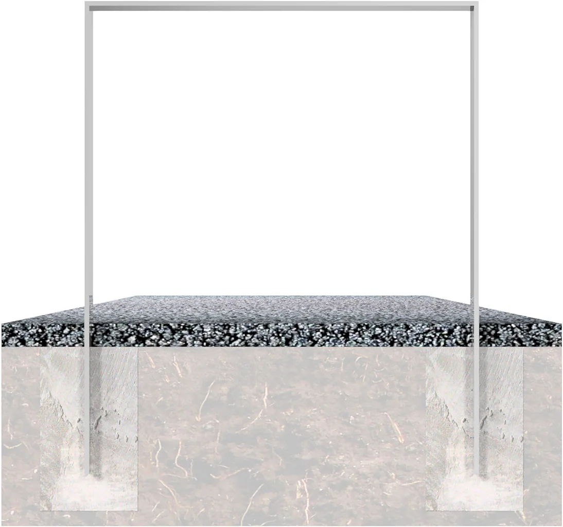Flachstahlbügel 80 x 12 mm, 750 x 1200 mm, zum Einbetonieren, feuerverzinkt und DB 703 beschichtet – Bild 6